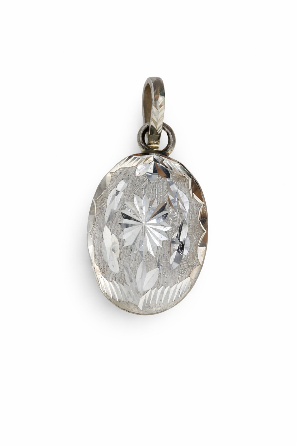 Silver Oval Kavacham
